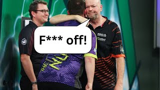 Raymond van Barneveld is disappointed by Luke Littlers behaviour 😠🎯darts [upl. by Grekin]