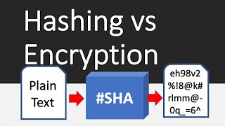 Hashing vs Encryption Differences [upl. by Nauqahs]