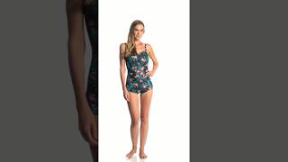 Amoena Mastectomy Mexico Boyleg One Piece Swimsuit  SwimOutletcom [upl. by Alex485]