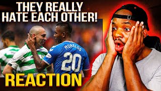 VERY INTENSE RANGERS FC VS CELTIC FC PLAYERS  OLD FIRM REACTION [upl. by Guod]