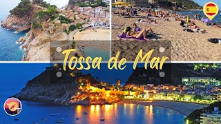 Tossa de Mar  Historic town in Costa Brava  Catalunya Spain 4k [upl. by Ahsi]