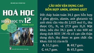 Đốt cháy hoàn toàn 341 gam hỗn hợp X gồm glyxin alanin axit glutamic và axit oleic [upl. by Aelaza]