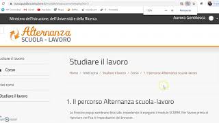 2 LOGIN accessi successivi al Portale MIUR Alternanza Scuola Lavoro  Corso Sicurezza [upl. by Rodgers911]