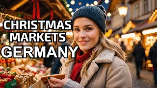 Christmas Markets in Germany 🇩🇪🎄  Top 10 MustVisit Christmas Markets in Germany [upl. by Honora]