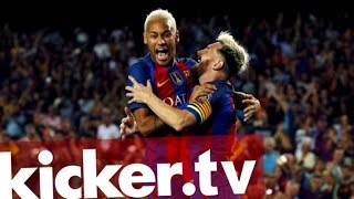 Neymar für Lionel Messi quotEr ist der Beste der Weltquot  kickertv [upl. by Banquer]