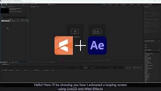 Live2D x After Effects Tutorial Animating rigged models in AE [upl. by Gula19]