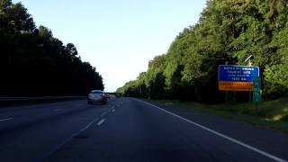 Interstate 95  Virginia Exits 104 to 92 southbound [upl. by Dawaj900]