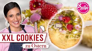 XXL OstereiCookies mit bunten Toppings 🍪 [upl. by Arrac]