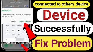 Go To Setting Enable OTG Problem Tecno Phone  Connected To Others Device Successfully Problem 2024 [upl. by Eissed]