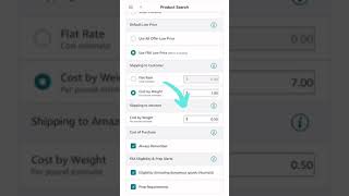 How to Add Shipping Costs in your Amazon Seller App [upl. by Adiam832]