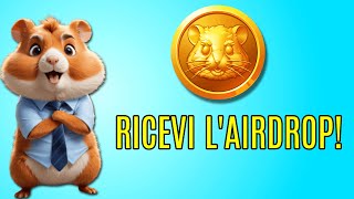 RICEVI e VENDI SUBITO lAIRDROP di Hamster Kombat Come collegare lExchange e ricevere gli HMSTR [upl. by Amikehs787]