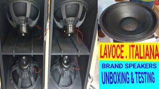 Lavoce Brand Double Bass 21 inch Speaker Sound System Dj Wholesale Market Hubli [upl. by Bilat142]