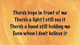 Danny Gokey Hope In Front of Me with lyrics 2014360p [upl. by Trella]