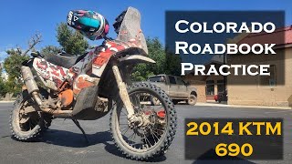 2024 Colorado Roadbook Practice on the Kit690 [upl. by Nabetse535]