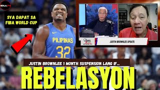 Justin Brownlee 1 month suspension  Update sa kaso ni JB sa Asian games [upl. by Morgun496]