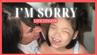 IM SORRY  Life Update Day In The Life Special Needs Mom [upl. by Elegna]