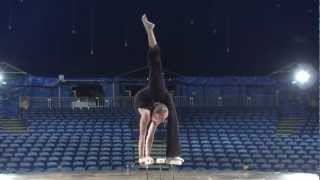 Irina Naumenko is working on hand balancing combinations [upl. by Basil910]