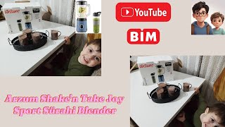 BİM Aktüel Arzum Shaken Take Joy Sport Blender Kutu Açılışı ve Sağlıklı Smoothie Tarifi bimaktüel [upl. by Waine]