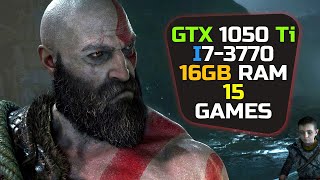 GTX 1050 ti  I7 3770  Test In 15 Games [upl. by Anaahs]