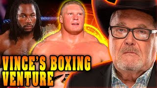 JIM ROSS quotVince McMahon wanted to get back into boxing with BROCK vs LENNOX LEWISquot [upl. by Zeculon]