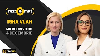 Președintele Partidului quotInima Moldoveiquot Irina Vlah – invitata emisiunii Rezoomat [upl. by Halima]