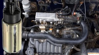 Used Mehran Car  how to fuel pump problem Suzuki Mehran VXVXR Euro 2 no start Urdu in Hindi [upl. by Nairad]