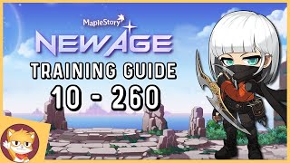 MapleStory Easy Training Guide Level 10 to 260  Heroic amp Interactive servers  GMS [upl. by Pare540]