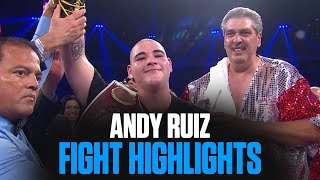 Andy Ruiz Highlights  Ruiz vs Parker [upl. by Gittel]