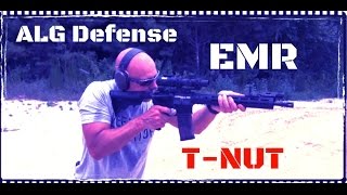 ALG Defense EMR MLOKTNUT AR15 Free Float Handguard HD [upl. by Atnim]