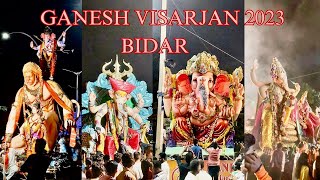 Bidar Ganesh Visarjan 2023 Revealing its Mysterious Origins [upl. by Heda887]