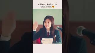 😍All boys likes her but she like him💖 Korean drama shorts viralshorts viral kdrama viralvideo [upl. by Armington]