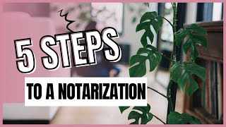 How to Notarize Any Document  5 Steps [upl. by Nirrol]