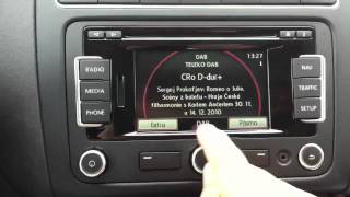 DAB receiver RNS315 for VW SKODA and SEAT cars [upl. by Townie26]