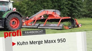 Kuhn Merge Maxx 950 Galant mit Band  profi Fahrbericht [upl. by Esinej]