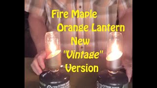 Fire Maple Orange Lantern  New quotVintagequot Version [upl. by Aiello337]