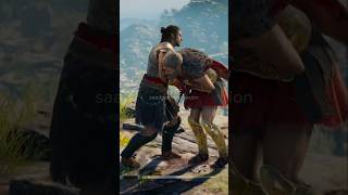 Assasins Creed Odyssy Alexious Kills Nikolaos pcgaming gaming shorts [upl. by Rillis]