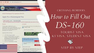 How to Fill Out Form DS 160 USA Visa Application 2021 STEP BY STEP [upl. by Dniren727]