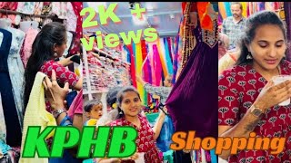 KPHB street shopping🛍️1000₹ Full outfit🥻challengeR VlogsWill I complete the challenge🤔EP04 [upl. by Kiri471]