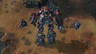 StarCraft2 New Unit TerraTron [upl. by Lydon]