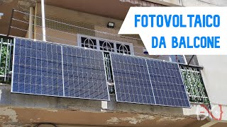 Il mio Impianto Fotovoltaico da Balcone a 600W da controllare in Home Assistant [upl. by Monarski]