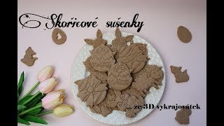 Skořicové sušenky  3D vykrajovátka  🐰 Velikonoční edice 🐣  Dvě v troubě  CZSK HD recipe [upl. by Noynek835]