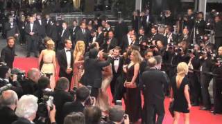 Festival de Cannes  Le tapis rouge de Polisse de Maïwenn [upl. by Pomfrey]