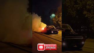 Borlänge Street Meet 5 BSM 5 Dodge Dart 1964 Burnout Sweden 🇸🇪 [upl. by Tnafni]