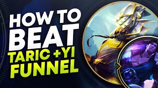 HOW TO BEAT TARICYI FUNNEL STRAT IN 15 MINS   League of Legends [upl. by Barbette132]