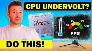 How To Undervolt a Ryzen 7 5800X3D or 5700X3D [upl. by Emorej15]