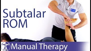 Subtalar Joint  Passive Range of Motion [upl. by Sioux]