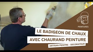 Le badigeon de chaux en pratique avec Chaurand Peinture  Artisan peintre décorateur [upl. by Adlai892]