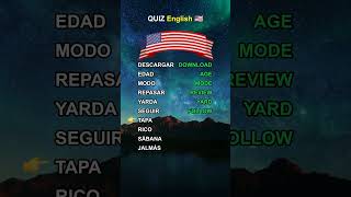 Pon a prueba tu vocabulario en ingles quiz cursodeingles inglesgratis inglesonline cursoingles [upl. by Elleirua324]