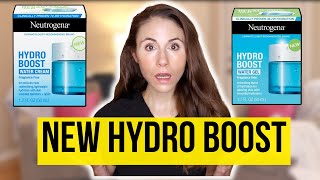 NEW Neutrogena Hydro Boost Water Cream And Water Gel Review [upl. by Hetti]