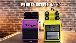 PEDALS BATTLE  BOSS Flanger BF2 vs Ibanez Flanger FL9 [upl. by Aneeles]